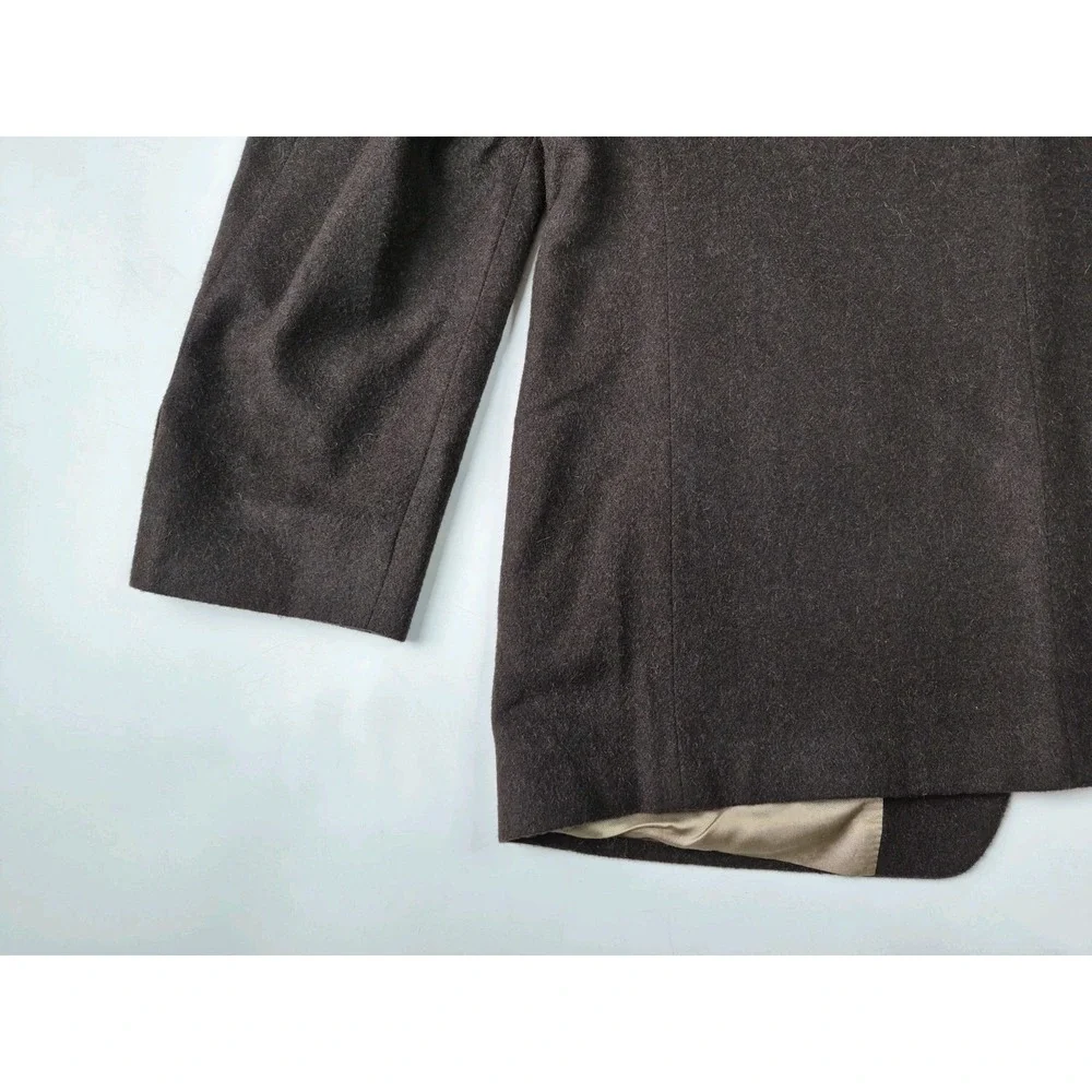 Bill Blass Vintage 44R Brown Camel Hair Blazer Mens 3 Button Sport Coat USA